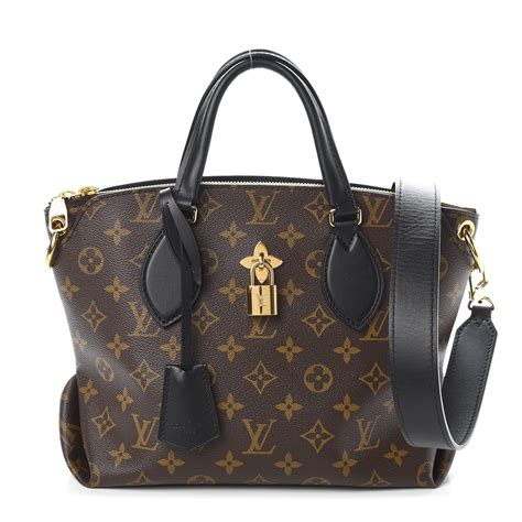 replicas louis vuitton flower tote pm black